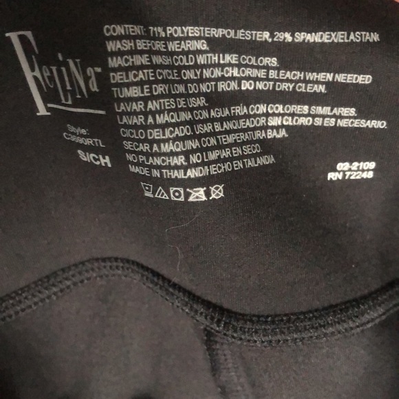 Women’s size small Felina black leggings style C3690RTL Velvety Soft Lightweight - Picture 3 of 8